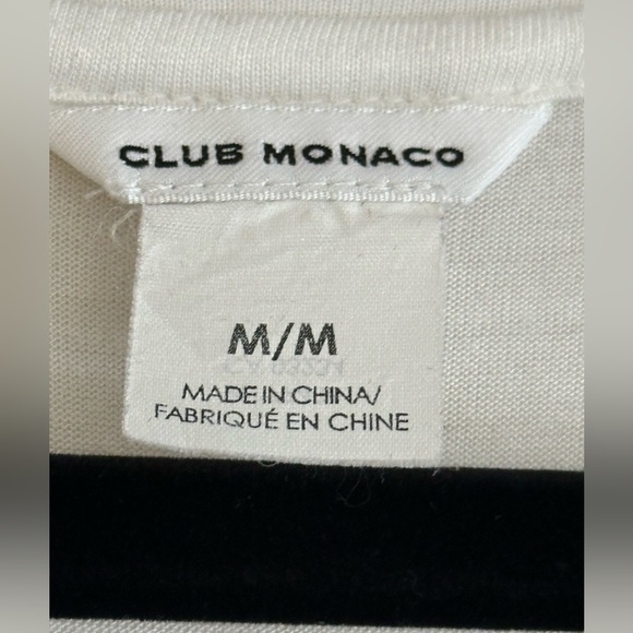 Club Monaco Size M White Tank Top - Picture 5 of 6